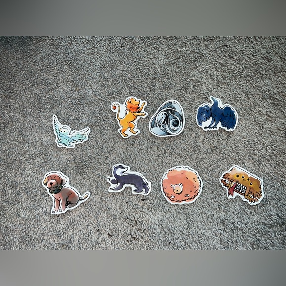 3 for $12 Harry Potter Animal Sticker Set - Picture 1 of 1